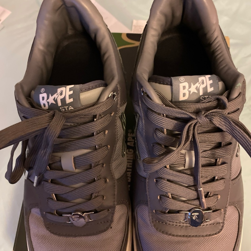 Bape Gray Sneakers for Casual Style - Picture 6 of 16
